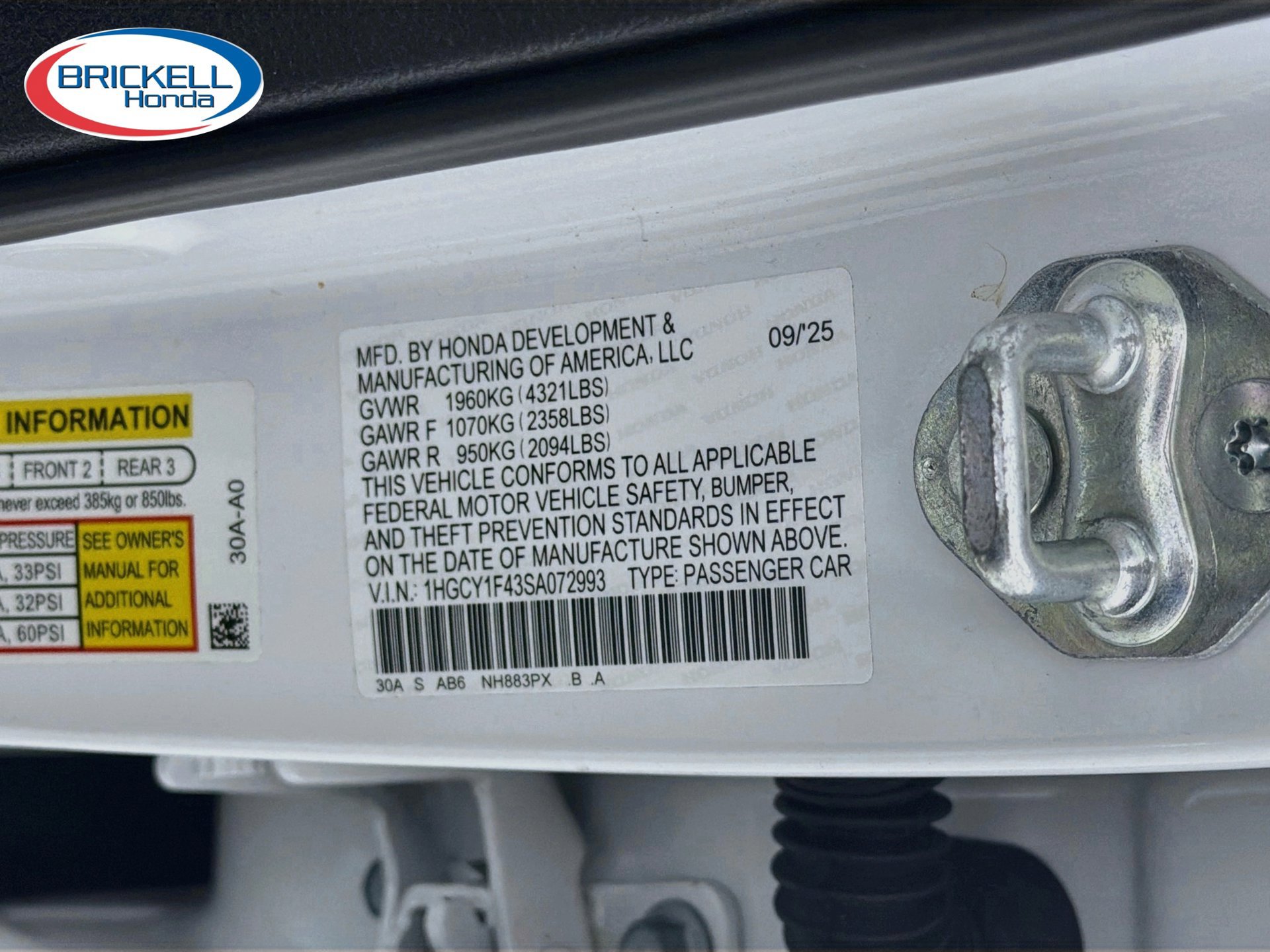 Used 2025 Honda Accord SE image 41
