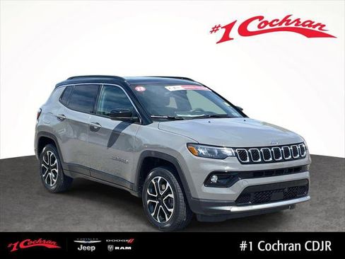 Certified 2023 Jeep Compass Limited w/ Sun and Sound Group AWD/4WD image 1