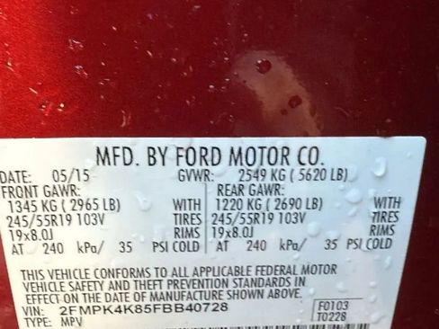 Used 2015 Ford Edge Titanium w/ Equipment Group 302A image 33