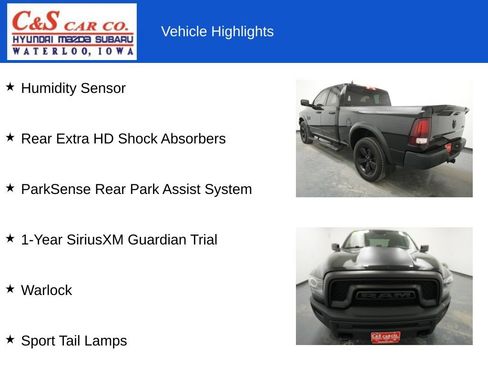 Used 2020 RAM 1500 Classic Warlock w/ Electronics Group AWD/4WD image 13