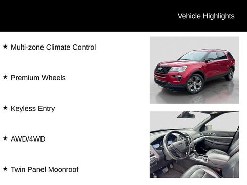 Used 2018 Ford Explorer Sport AWD/4WD image 11
