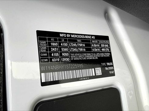 New 2025 Mercedes-Benz Sprinter 2500 image 13