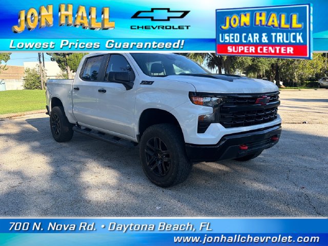 Used 2024 Chevrolet Silverado 1500 Custom Trail Boss w/ Turbomax Blackout Package AWD/4WD 360° Tour
