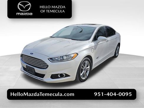 Used 2016 Ford Fusion Energi Titanium w/ Driver Assist Package FWD image 1