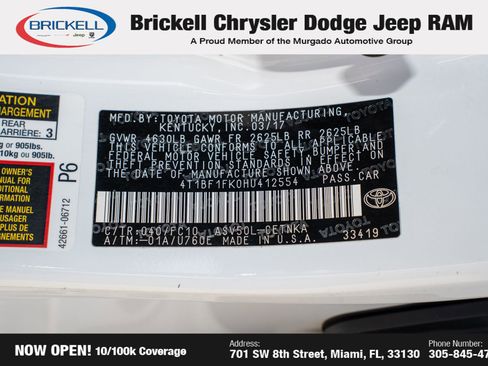 Used 2017 Toyota Camry LE image 36