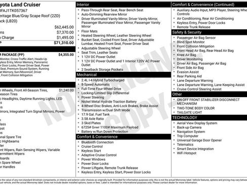 Used 2026 Toyota Land Cruiser w/ Premium Package image 33