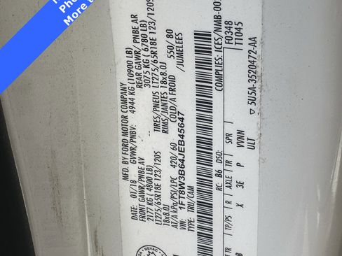 Used 2018 Ford F350 Lariat w/ Lariat Ultimate Package image 15