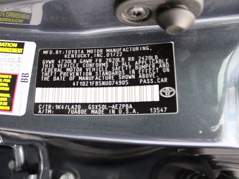 Used 2022 Toyota Avalon Limited w/ Advanced Safety Package image 47