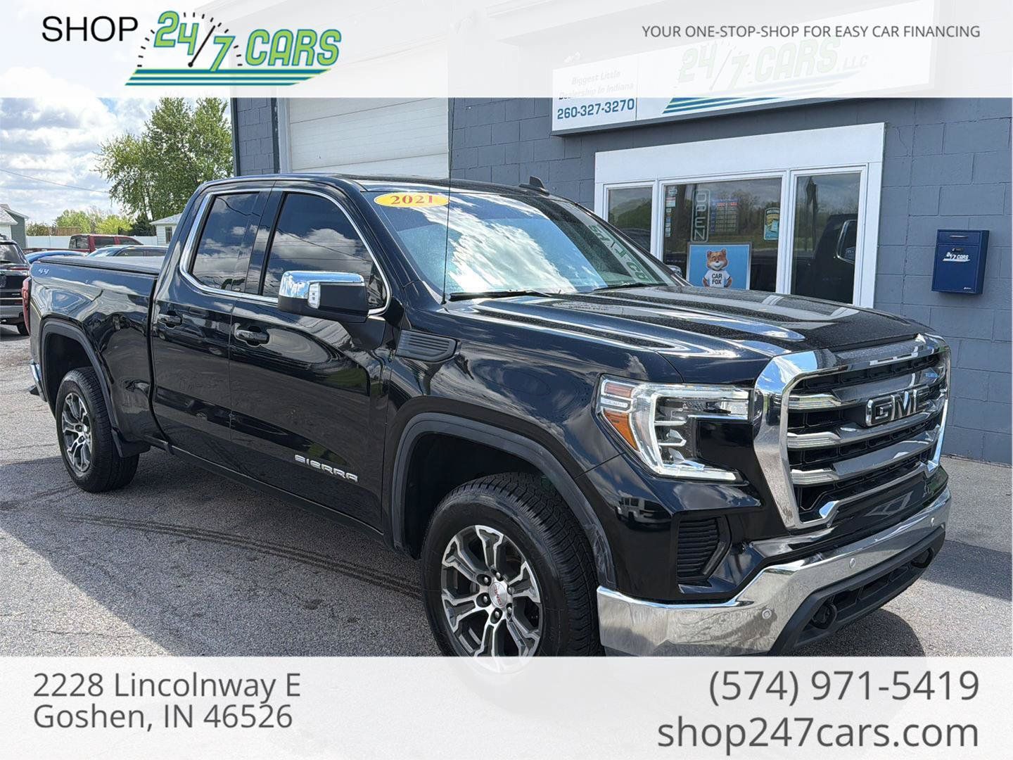Used 2021 GMC Sierra 1500 SLE w/ Driver Alert Package I AWD/4WD image 1