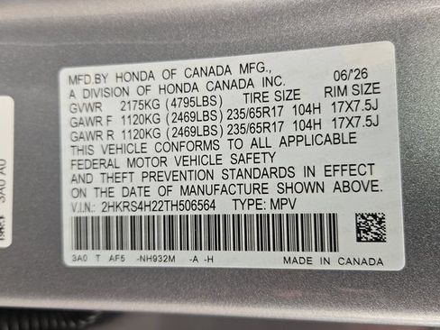 New 2026 Honda CR-V LX image 19