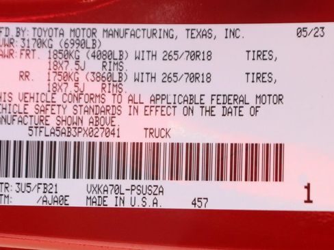 Used 2023 Toyota Tundra SR5 w/ TRD Off-Road Package RWD image 54