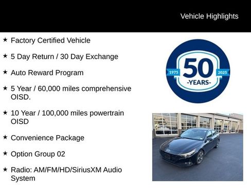 Used 2023 Hyundai Elantra SEL w/ Convenience Package FWD image 5