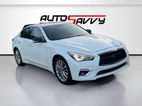 Used 2021 INFINITI Q50 Luxe w/ Cargo Package RWD image 1