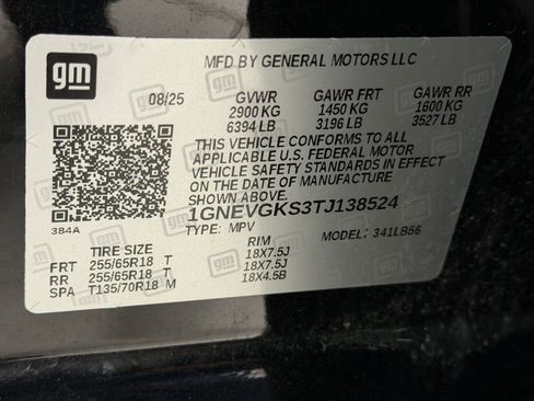 Used 2026 Chevrolet Traverse LT AWD/4WD image 16