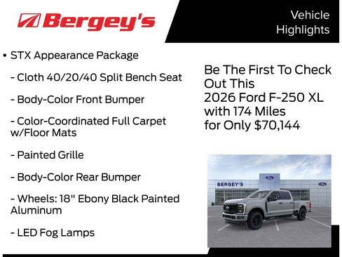 New 2026 Ford F250 XL w/ STX Appearance Package image 5