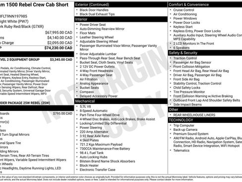 Used 2022 RAM 1500 Rebel w/ Rebel Level 2 Equipment Group image 4