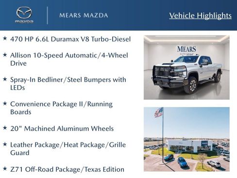 Used 2024 Chevrolet Silverado 2500 LT w/ Texas Edition AWD/4WD image 2