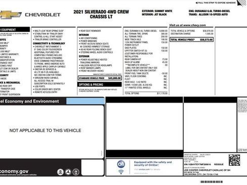 Used 2021 Chevrolet Silverado 3500 LT image 53