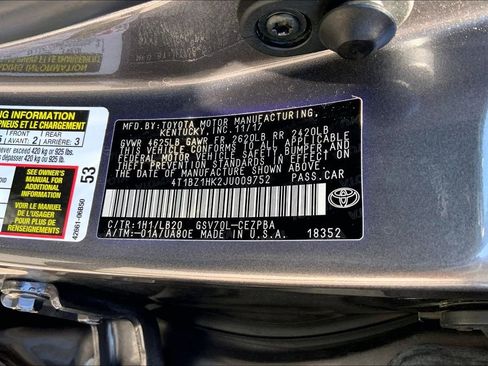 Used 2018 Toyota Camry XSE w/ Driver Assist Package FWD image 14