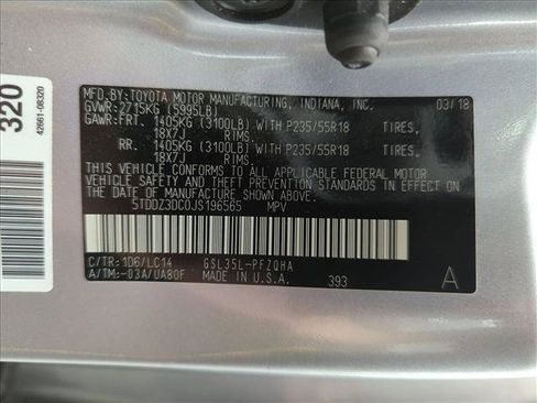 Used 2018 Toyota Sienna XLE AWD/4WD image 15
