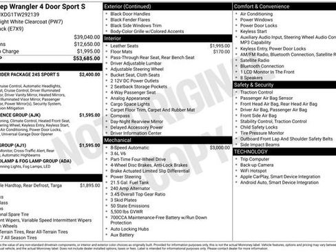 New 2026 Jeep Wrangler Unlimited Sport AWD/4WD image 2