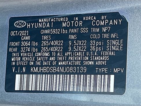 Used 2022 Genesis GV80 2.5T w/ Prestige Package 04 image 35