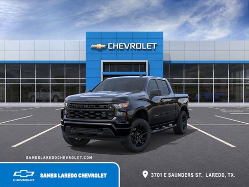 New 2026 Chevrolet Silverado 1500 Custom w/ Turbomax Blackout Package image 8