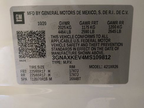 Used 2021 Chevrolet Equinox LT image 33