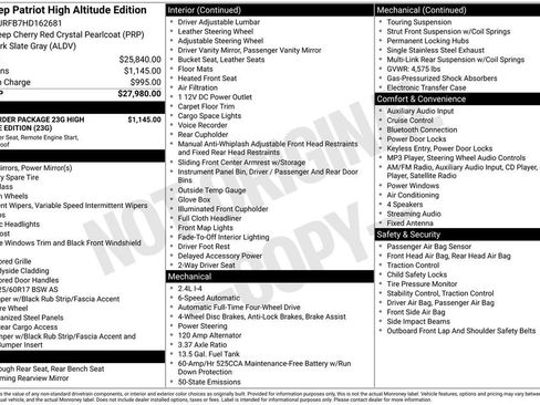 Used 2017 Jeep Patriot High Altitude image 6