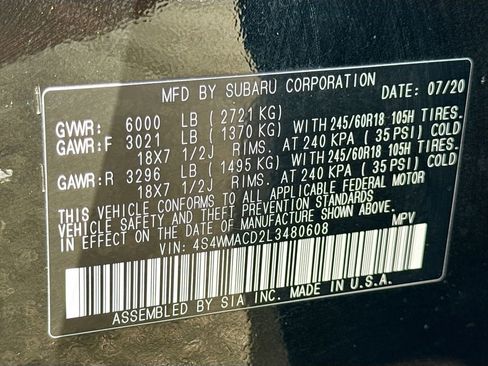 Used 2020 Subaru Ascent Premium w/ Convenience Package image 44