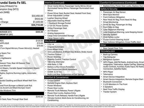 Used 2023 Hyundai Santa Fe SEL w/ Cargo Package FWD image 30