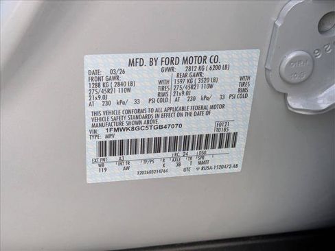 New 2026 Ford Explorer ST w/ Sun And Sound Package AWD/4WD image 16