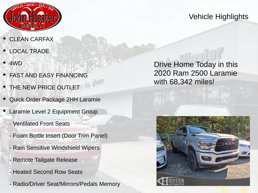 Used 2020 RAM 2500 Laramie AWD/4WD image 6