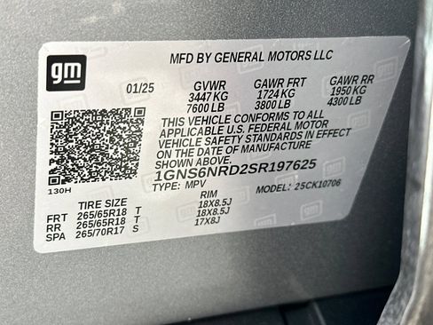 Certified 2025 Chevrolet Tahoe LT AWD/4WD image 41