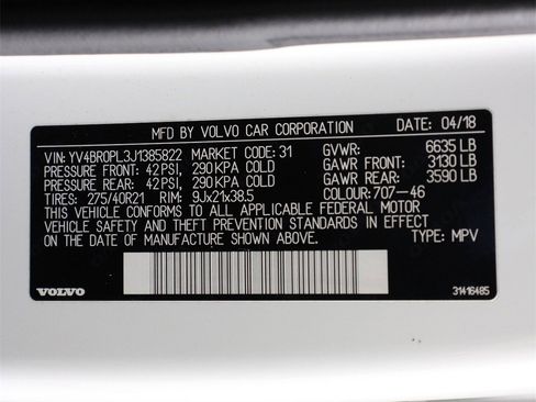 Used 2018 Volvo XC90 T8 Inscription w/ Luxury Package image 16