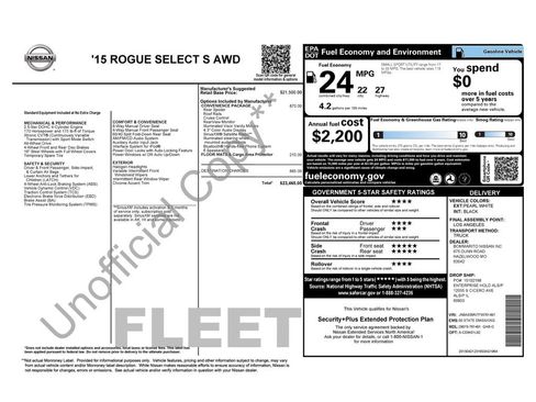 Used 2015 Nissan Rogue S w/ Convenience Package image 10