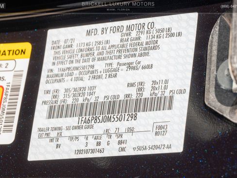 Used 2021 Ford Mustang Shelby GT500 w/ Technology Package image 33