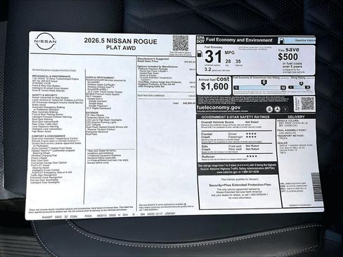 New 2026 Nissan Rogue Platinum image 21