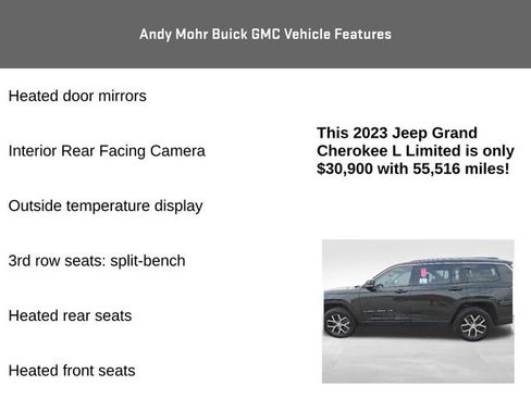 Used 2023 Jeep Grand Cherokee L Limited AWD/4WD image 14
