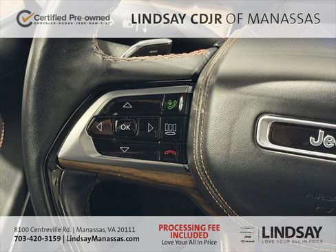 Certified 2022 Jeep Grand Cherokee Summit w/ Luxury Tech Group V AWD/4WD image 22