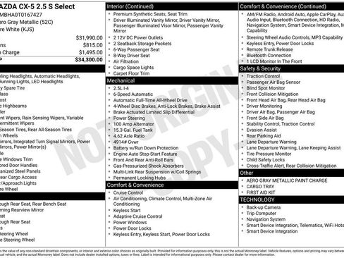 New 2026 MAZDA CX-5 Select AWD/4WD image 4