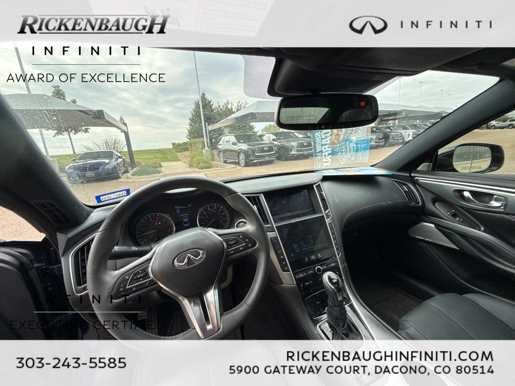 Certified 2022 INFINITI Q60 3.0t Luxe w/ Essential Package RWD image 10