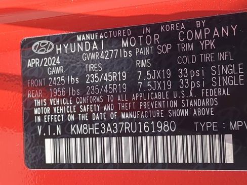 Certified 2024 Hyundai Kona Limited FWD image 25
