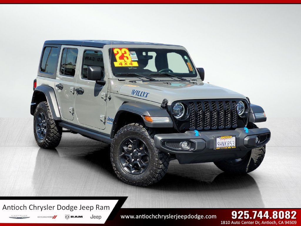 Certified 2023 Jeep Wrangler Unlimited w/ 8.4" Radio Group AWD/4WD image 1