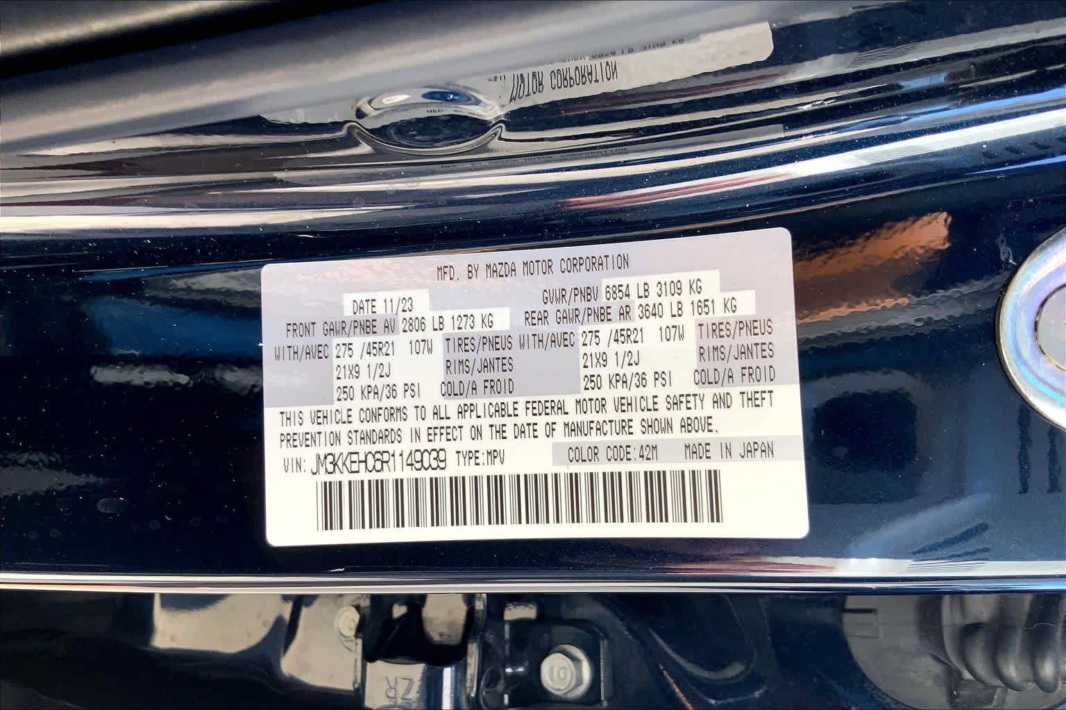 Certified 2024 MAZDA CX-90 3.3 Turbo S w/ Premium Plus AWD/4WD image 35