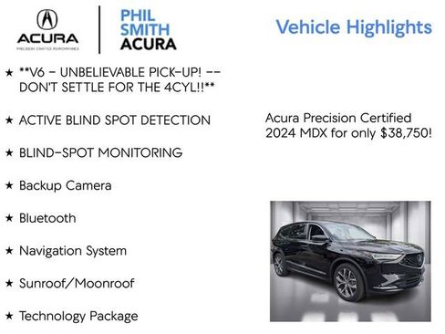 Certified 2024 Acura MDX FWD w/ Technology Package image 9