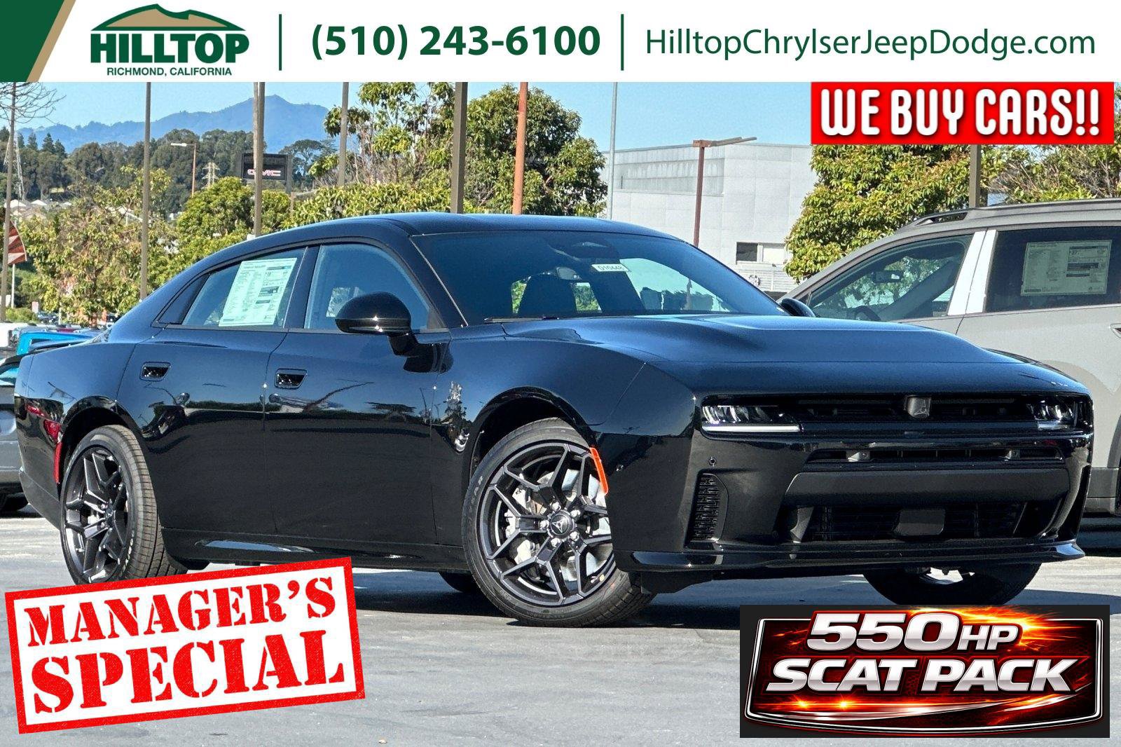 New 2026 Dodge Charger Scat Pack w/ Blacktop Package AWD/4WD image 1