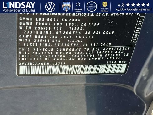 Used 2019 Volkswagen Tiguan SEL image 25