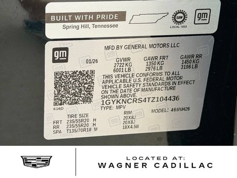 New 2026 Cadillac XT5 Premium Luxury w/ Driver Assist Package FWD image 32
