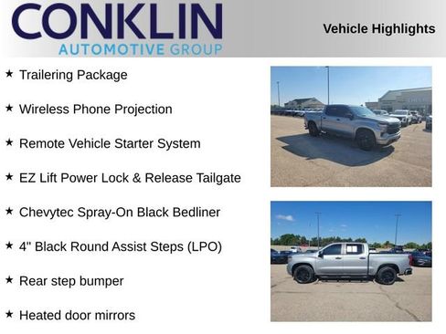 Used 2023 Chevrolet Silverado 1500 Custom w/ Rally Edition AWD/4WD image 2